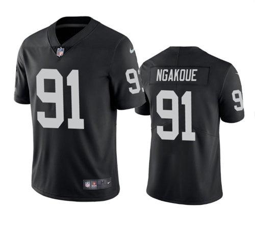 Yannick Ngakoue Las Vegas Raiders black jersey