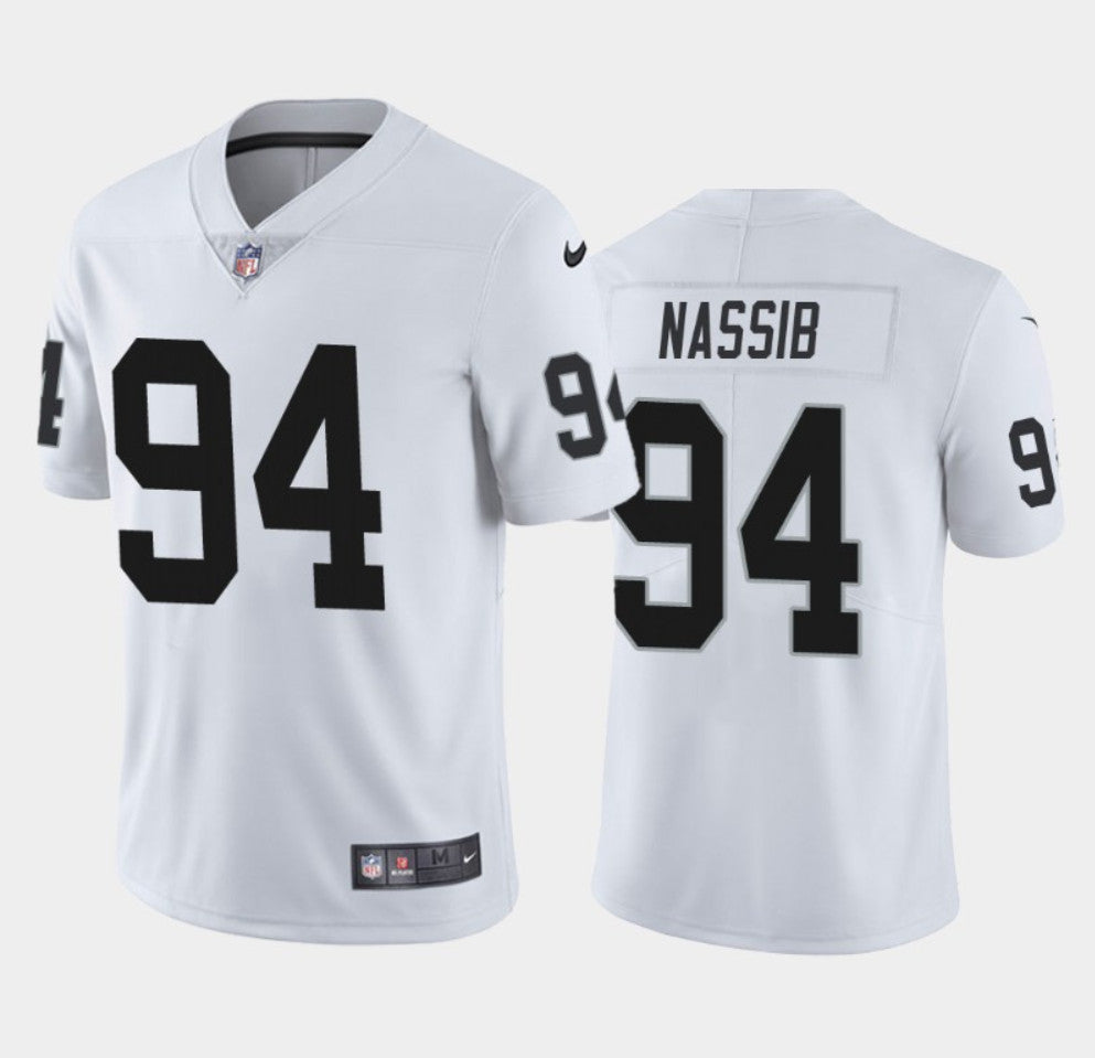 Carl Nassib Las Vegas Raiders white jersey