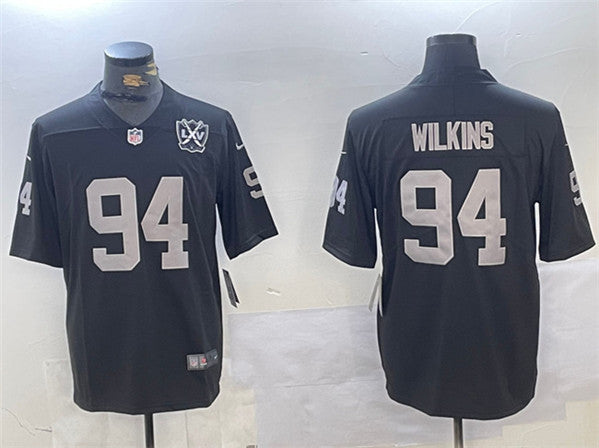 Christian Wilkins Las Vegas Raiders black jersey