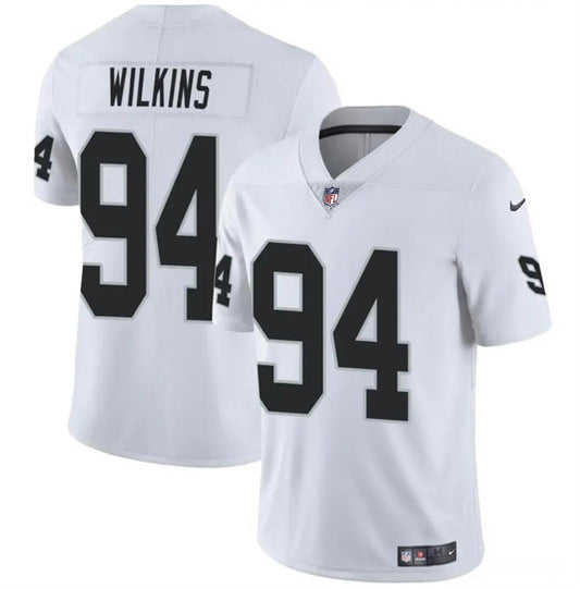 Las Vegas Raiders #94 Christian Wilkins White Jersey