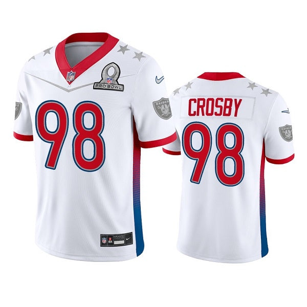 Maxx Crosby Las Vegas Raiders white jersey