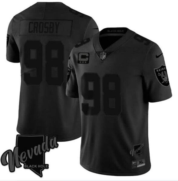 Maxx Crosby Balck Las Vegas Raiders jersey