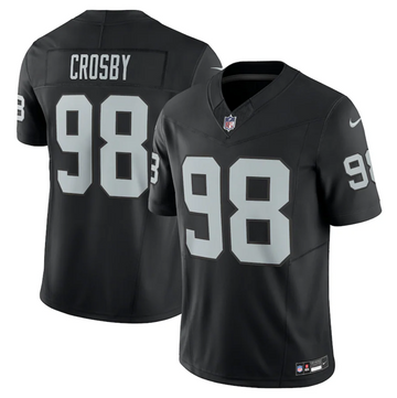 Maxx Crosby Las Vegas Raiders black FUSE jersey