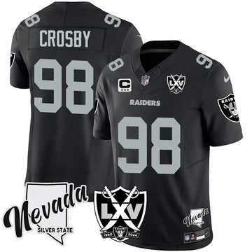 Maxx Crosby Las Vegas Raiders black FUSE jersey