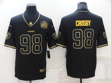 Maxx Crosby Las Vegas Raiders black-gold jersey