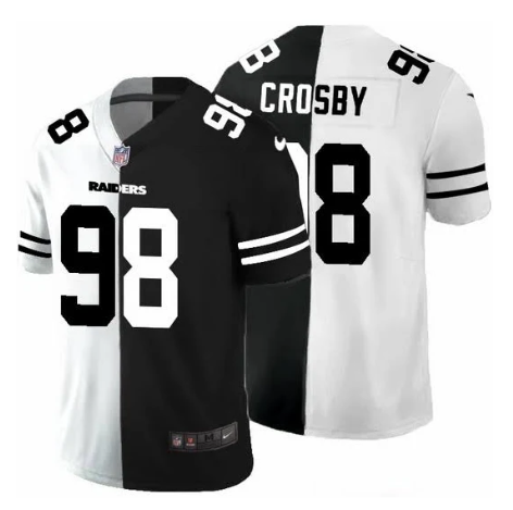 Maxx Crosby Las Vegas Raiders black Split jersey