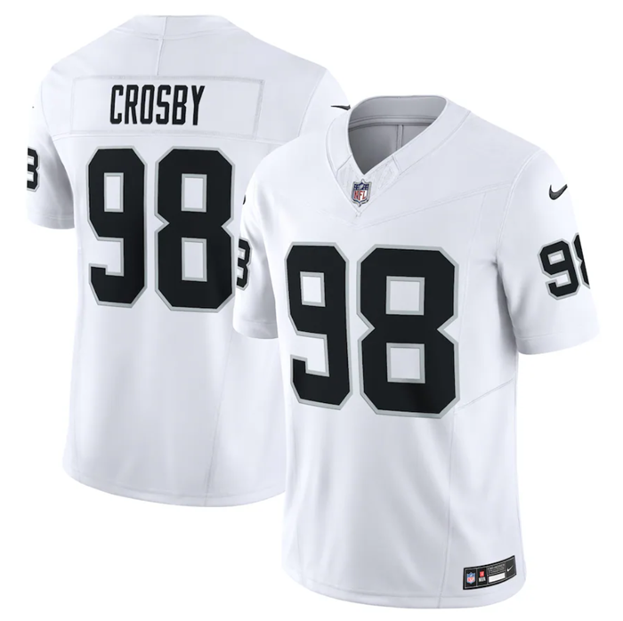 Maxx Crosby Las Vegas Raiders white FUSE jersey