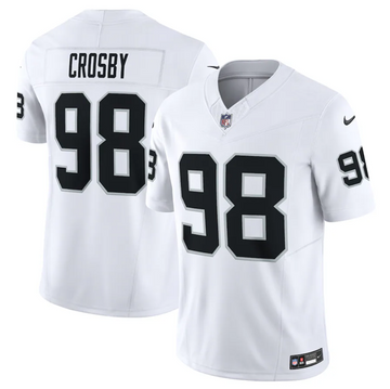 Maxx Crosby Las Vegas Raiders white FUSE jersey