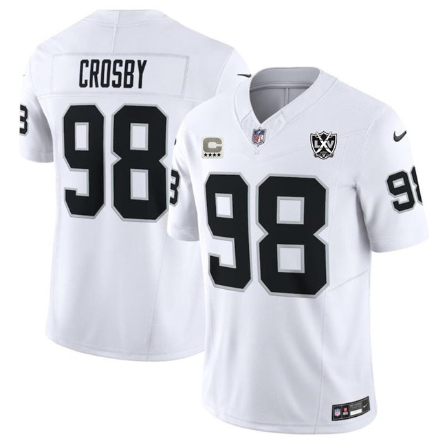 Maxx Crosby Las Vegas Raiders white FUSE jersey