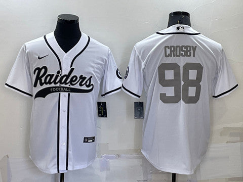 Maxx Crosby Las Vegas Raiders white jersey