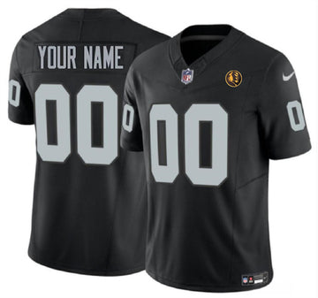 Custom Las Vegas Raiders black FUSE jersey
