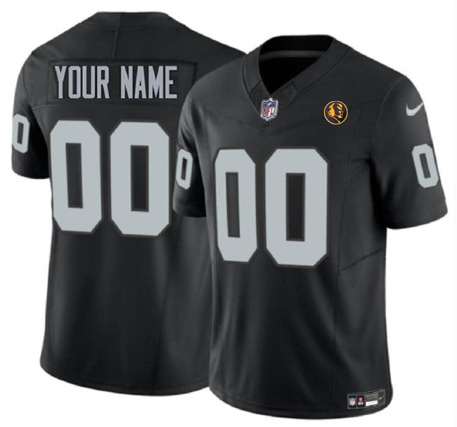 Custom Las Vegas Raiders black FUSE jersey