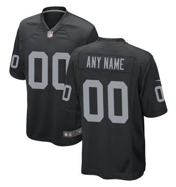 Custom Las Vegas Raiders black Game jersey
