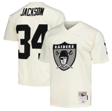 Custom Las Vegas Raiders cream jersey