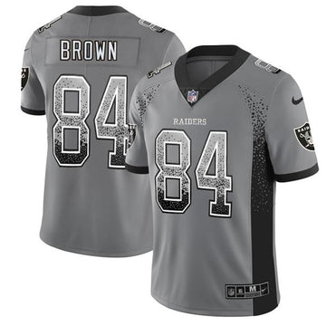 Custom Las Vegas Raiders gray Color Rush jersey