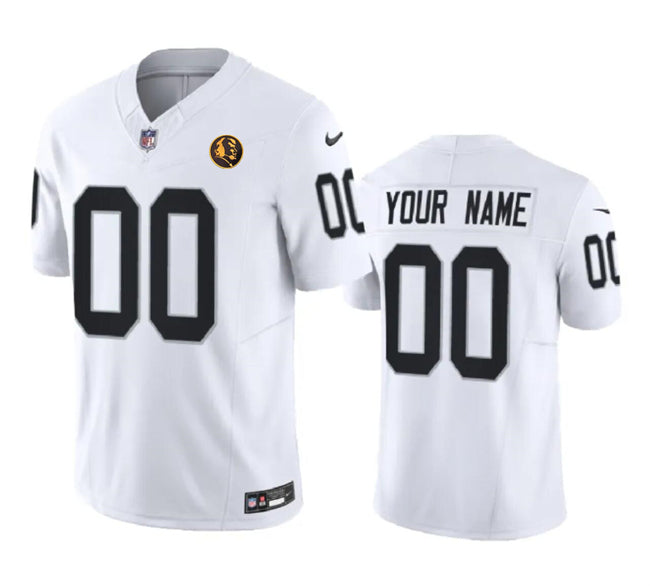 Custom Las Vegas Raiders white FUSE jersey