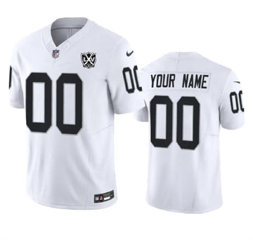 Custom Las Vegas Raiders white FUSE jersey