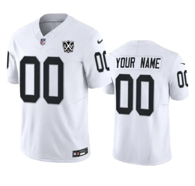 Custom Las Vegas Raiders white FUSE jersey