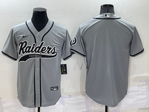 Custom Las Vegas Raiders gray jersey