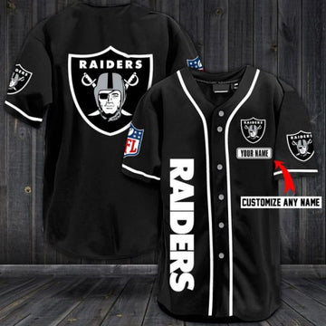 Custom Las Vegas Raiders black jersey