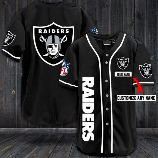 Custom Las Vegas Raiders black jersey