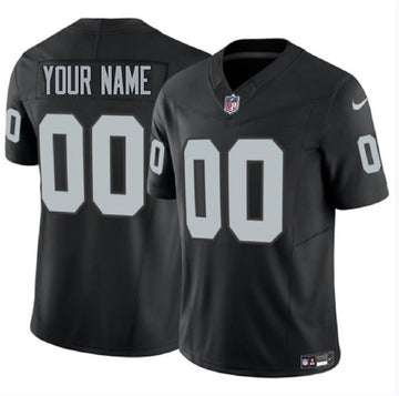 Custom Las Vegas Raiders black FUSE jersey