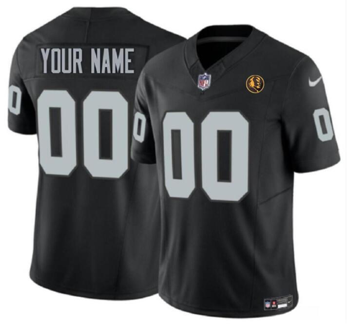 Custom Las Vegas Raiders black FUSE jersey