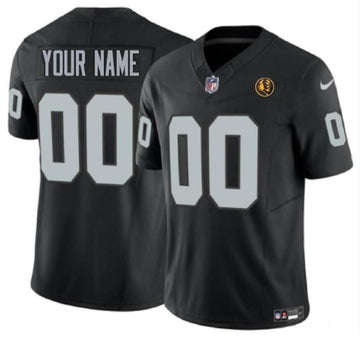Custom Las Vegas Raiders black FUSE jersey