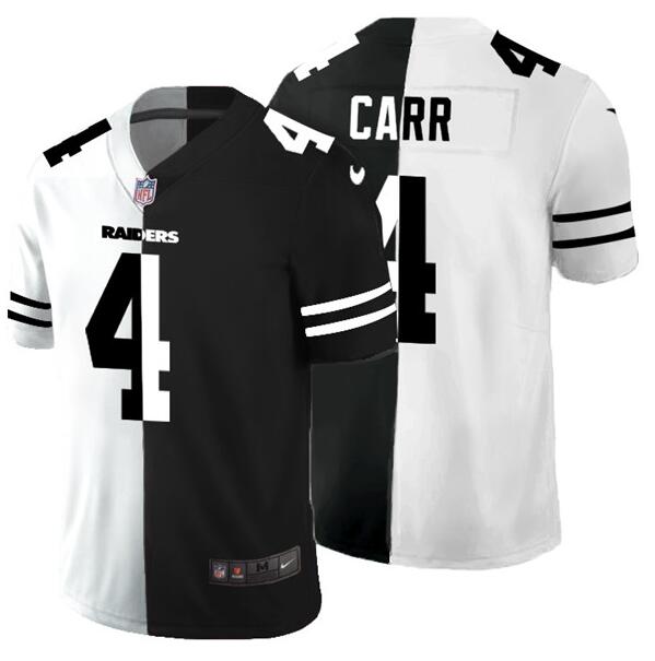 Custom Las Vegas Raiders black Split jersey