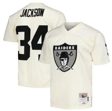 Custom Las Vegas Raiders cream jersey