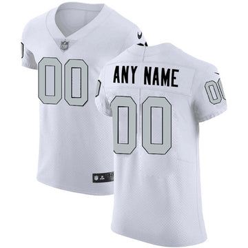 Custom Las Vegas Raiders silver Legend jersey