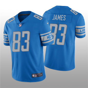Jesse James Detroit Lions blue jersey