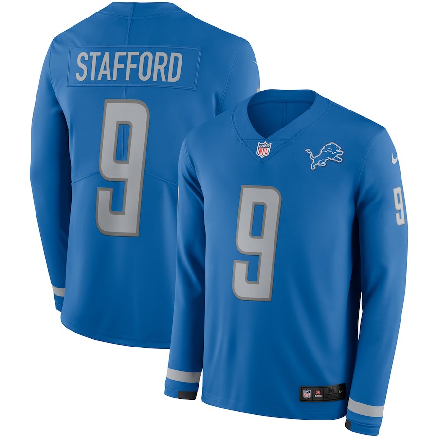 Matthew Stafford Detroit Lions blue jersey