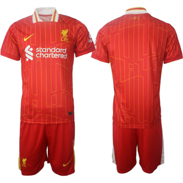 Custom Liverpool red Home jersey