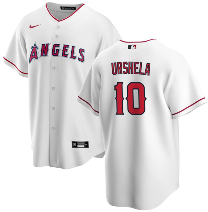 Gio Urshela Los Angeles Angels white jersey