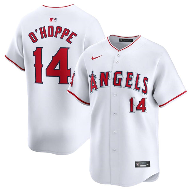 Logan O'Hoppe Los Angeles Angels white Home jersey