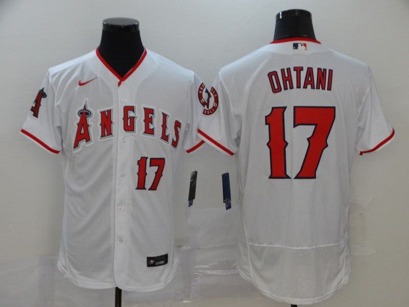 Shohei Ohtani Los Angeles Angels white jersey