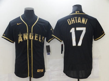Shohei Ohtani Los Angeles Angels black jersey