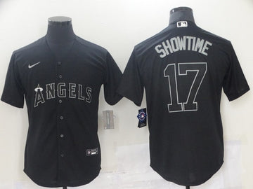 Shohei Ohtani Los Angeles Angels black jersey