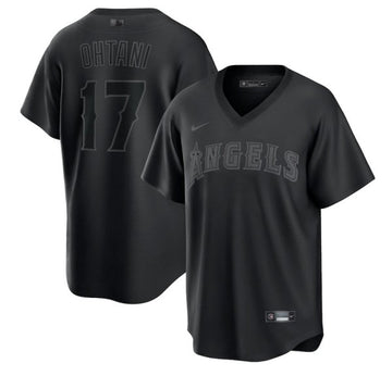 Shohei Ohtani Los Angeles Angels black Fashion jersey