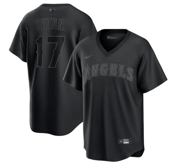 Shohei Ohtani Los Angeles Angels black Fashion jersey