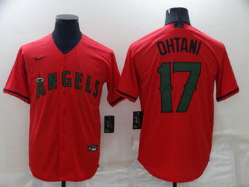 Shohei Ohtani Los Angeles Angels red jersey