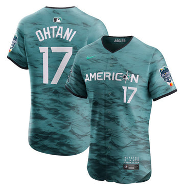 Shohei Ohtani Los Angeles Angels teal All-Star jersey