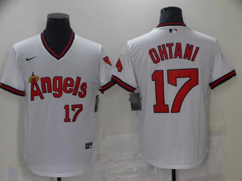 Shohei Ohtani Los Angeles Angels white jersey