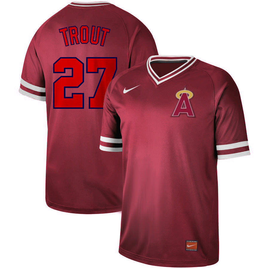Mike Trout Kiiiiid Los Angeles Angels red Legend jersey