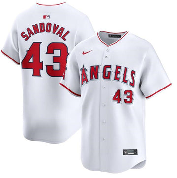 Patrick Sandoval Los Angeles Angels white Home jersey