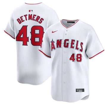 Reid Detmers Los Angeles Angels white Home jersey