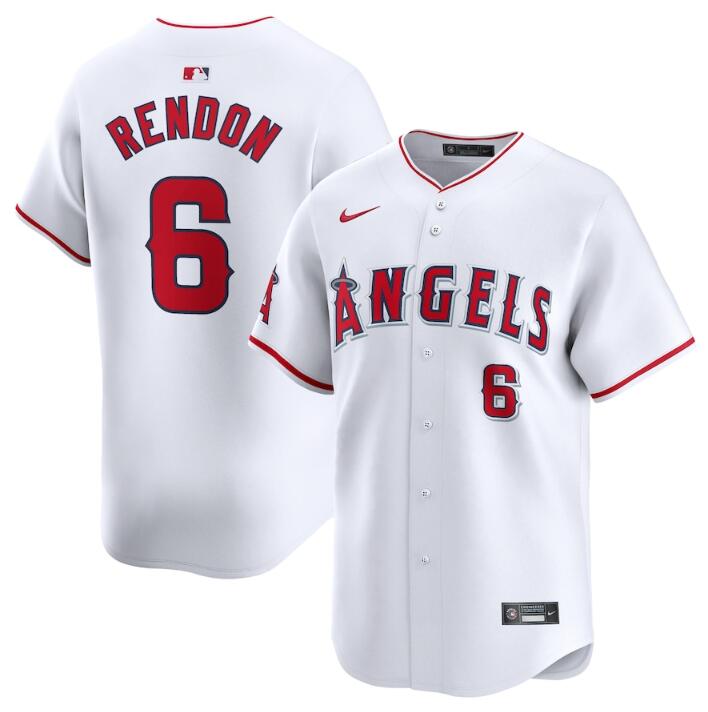 Anthony Rendon Los Angeles Angels white Home jersey