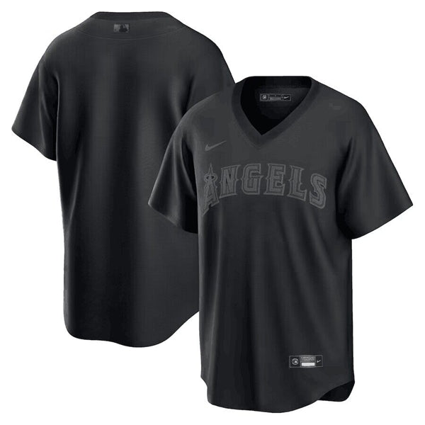 Los Angeles Angels black Fashion jersey