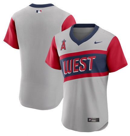Custom Los Angeles Angels grey Classic jersey